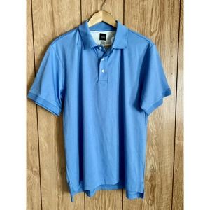 New golf shirt size large blue Sax 5th Ave outlet